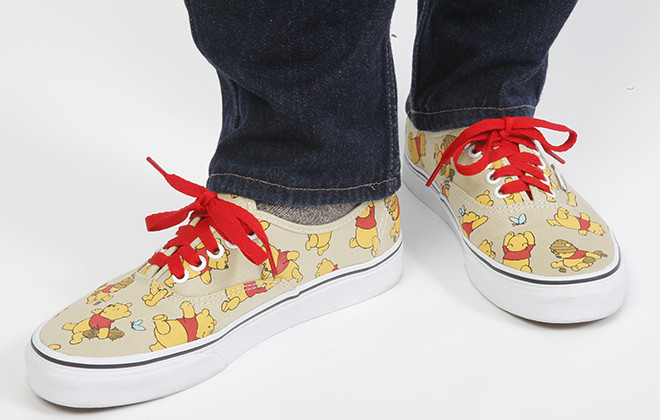 Whimsical sneakers feature Winnie the 