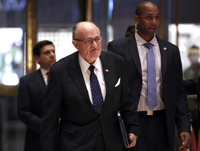 Giuliani Removes Himself From State Department Consideration