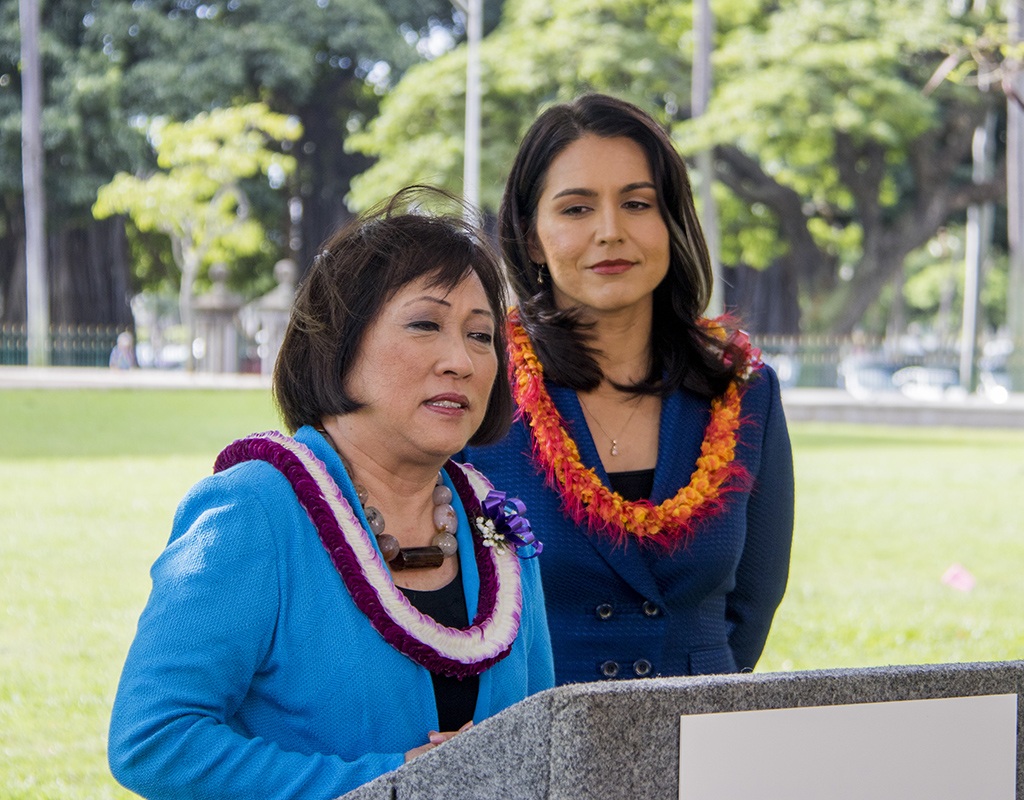 Photos: A look back at Tulsi Gabbard's political career