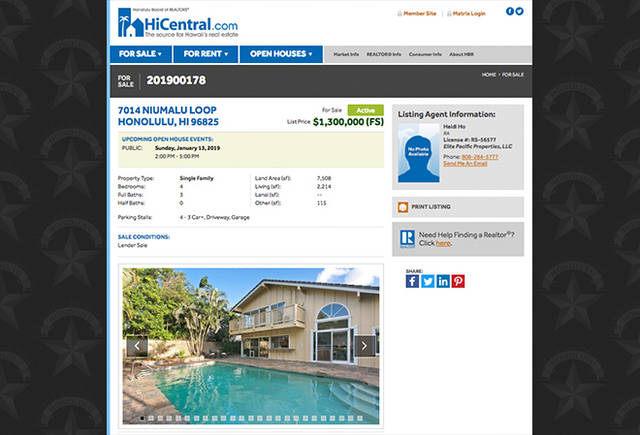 Honolulu Board of Realtors Launches Website - Hawaii Reporter