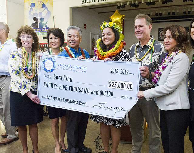 $25,000 Milken Award goes to Ala Wai Elementary educator | Honolulu ...