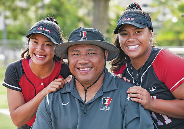 Ex-MLB player Benny Agbayani and his daughters, Aleia and Ailana, are  leading the way for 'Iolani softball