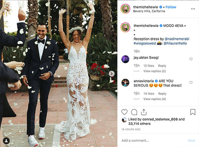 Golfer Michelle Wie Weds Shares Photos Of Beverly Hills Wedding Honolulu Star Advertiser