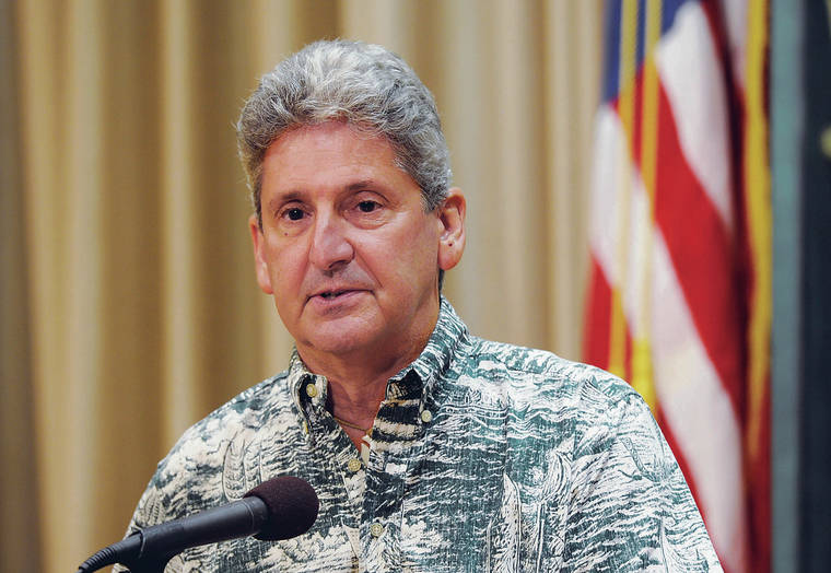 BRUCE ASATO / BASATO@STARADVERTISER.COM
                                <strong>“We apologize to the entire Kamehameha Schools ohana for the disparaging remarks of one faculty member, who does not represent the positions or views of the University of Hawaii or its leadership.”</strong>
                                <strong>David Lassner</strong>
                                <em>President, University of Hawaii</em>