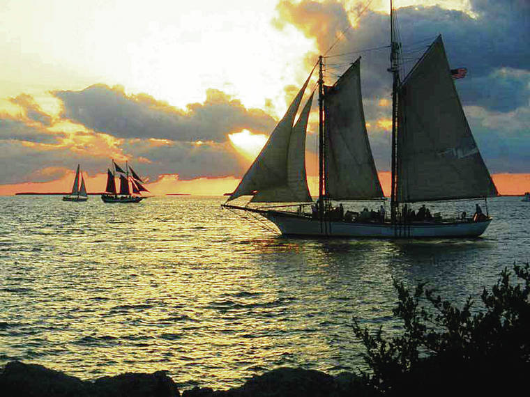 TRIBUNE NEWS SERVICE
                                The Historic Key West Seaport has about a dozen sunset cruises available at varying prices and styles.