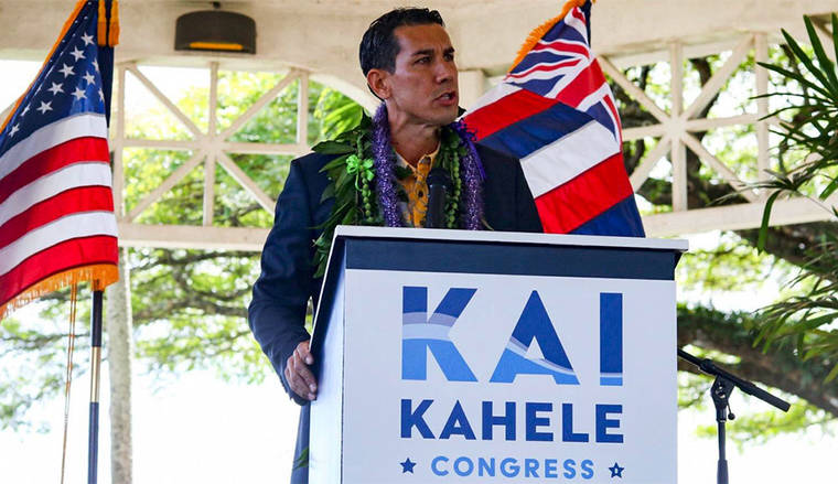 STAR-ADVERTISER / JAN. 21
                                State Sen. Kai Kahele, seen here in January, today criticized U.S. Rep. Tulsi Gabbard for missing a key vote on the Trump administration’s Syria policy. Kahele is challenging Gabbard for her current seat as she seeks the Democratic presidential nomination.