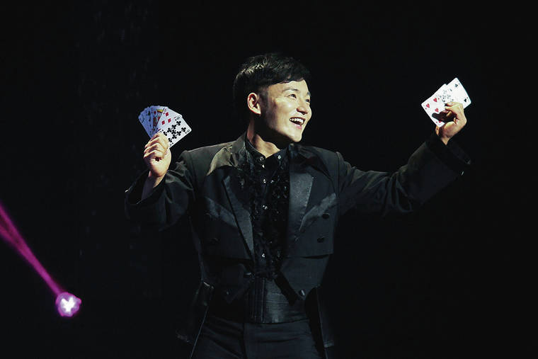 COURTESY CLAUDIA JAMES
                                Award winning South Korean magician An Ha Lim is one of 5 spectacular performers in “The Illusionists.”