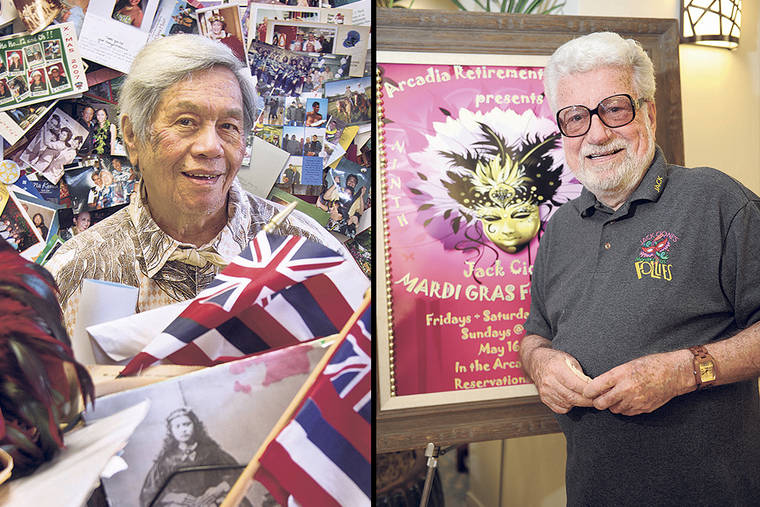 STAR-ADVERTISER PHOTOS
                                Nake‘u Awai, left, and Jack Cione are two veteran events producers that have logged more than 100 years of staging shows in separate platforms in Hawaii.