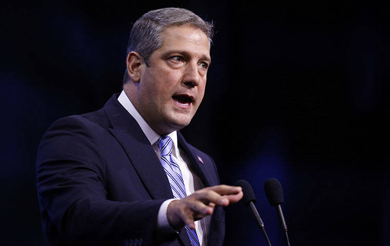 ASSOCIATED PRESS
                                Democratic presidential candidate Rep. Tim Ryan, D-Ohio, spoke, Sept. 7, during the New Hampshire state Democratic Party convention in Manchester, N.H. Ryan announced, today, he is ending his 2020 presidential campaign.