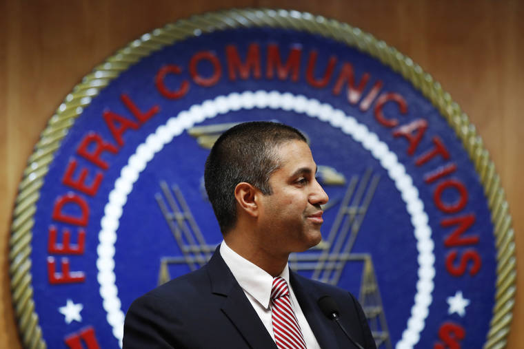 ASSOCIATED PRESS
                                Federal Communications Commission (FCC) Chairman Ajit Pai in 2017.