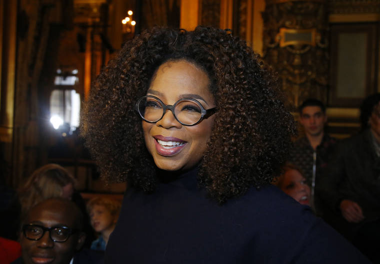 ASSOCIATED PRESS
                                Oprah Winfrey at the presentation of Stella McCartney’s ready-to-wear Fall-Winter 2019-2020 fashion collection in Paris.