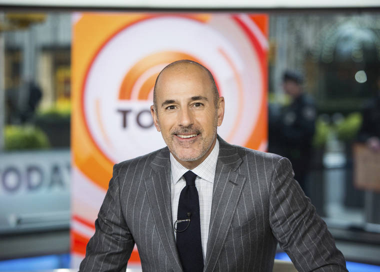 NATHAN CONGLETON/NBC VIA ASSOCIATED PRESS
                                Matt Lauer on the set of the “Today” show, in Nov. 2017, in New York. A woman who worked with NBC at the Sochi Olympics claims she was raped by former anchor Lauer at a hotel there, an encounter the former “Today” show host says was consensual.