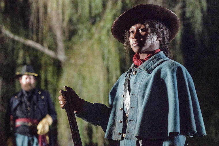 FOCUS FEATURES
                                Cynthia Erivo stars as Harriet Tubman in “Harriet.”