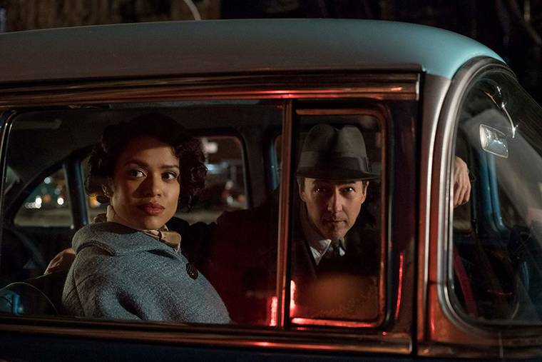 WARNER BROS. PICTURES
                                Edward Norton and Gugu Mbatha-Raw in a scene from “Motherless Brooklyn.”
