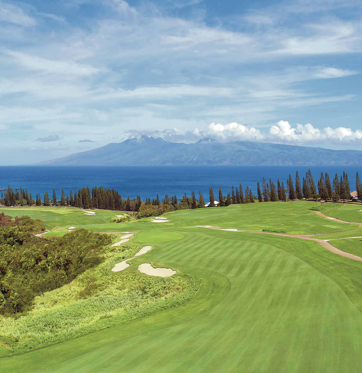 COURTESY JOE WEST PHOTOGRAPHY
                                The Plantation Course in Kapalua is opening after being closed for a nine-month, multimillion-dollar enhancement project.
