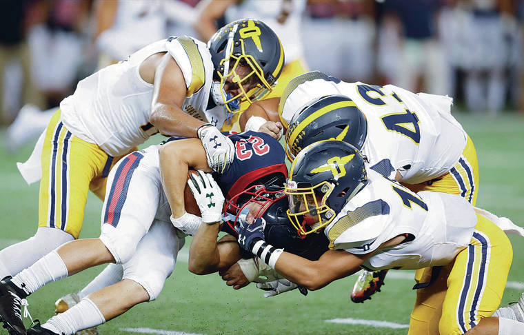 JAMM AQUINO / JAQUINO@STARADVERTISER.COM
                                Punahou’s defense, which has collected five shutouts this season, will have to pay attention to Koali Nishigaya in Friday’s rematch.