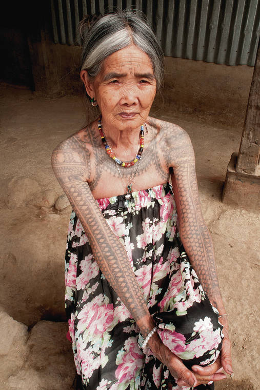 COURTESY LARS KRUTAK / LARSKRUTAK.COM
                                Tattoo master Whang-Od Oggay of the Kalinga tribe, northern Philippines, appears in two documentaries at the festival: “The Pintados Project” and her own “Skindigenous” episode.