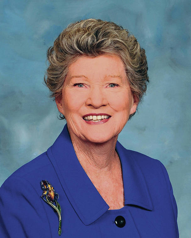 COURTESY PHOTO
                                Rep. Cynthia Thielen will retire next year from the Kailua House seat she’s held for 30 years.