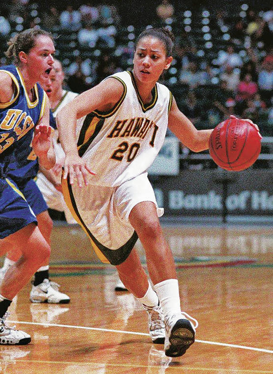 STAR-ADVERTISER / 1997
                                Nani Cockett helped the Wahine to a 24-4 record in the 1997-98 season, which culminated with a senior- night record crowd of 6,004.