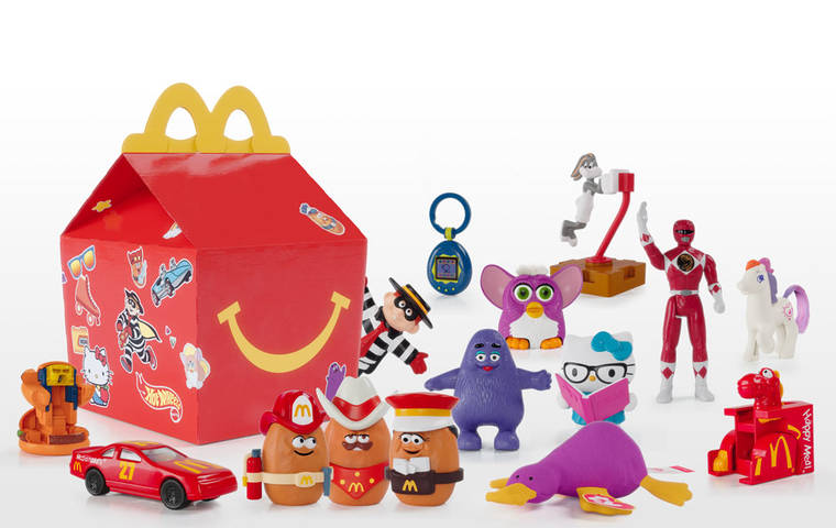COURTESY MCDONALD’S
                                All of Hawaii’s 73 McDonald’s will be offering the surprise Happy Meal toys from Nov. 7 to 11.