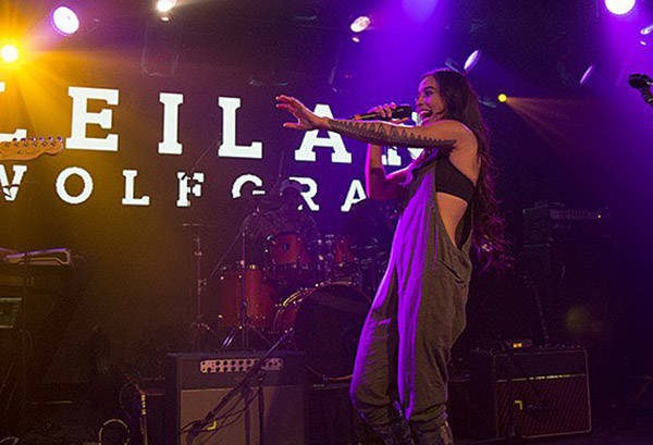 STAR-ADVERTISER / 2018
                                Leilani Wolfgramm performs at The Republik in 2018.