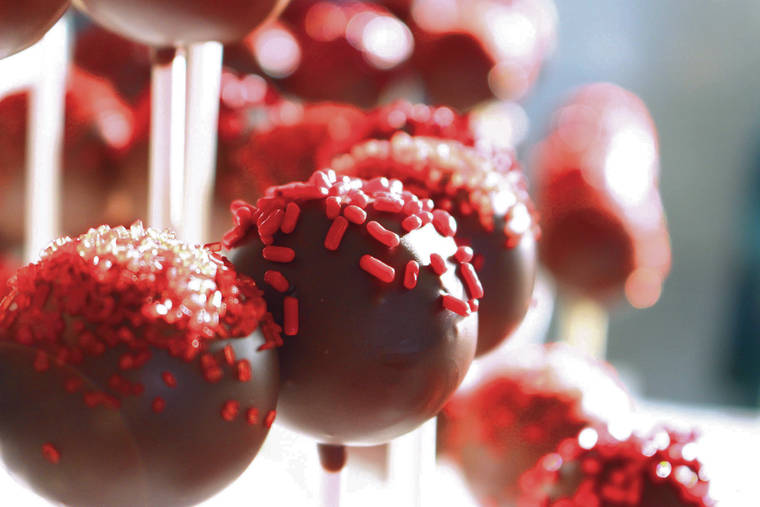 COURTESY EMMANUEL EPISCOPAL CHURCH
                                Cake pops were made by amateur baker Brian Hartmus for last year’s Chocolate Extravaganza.