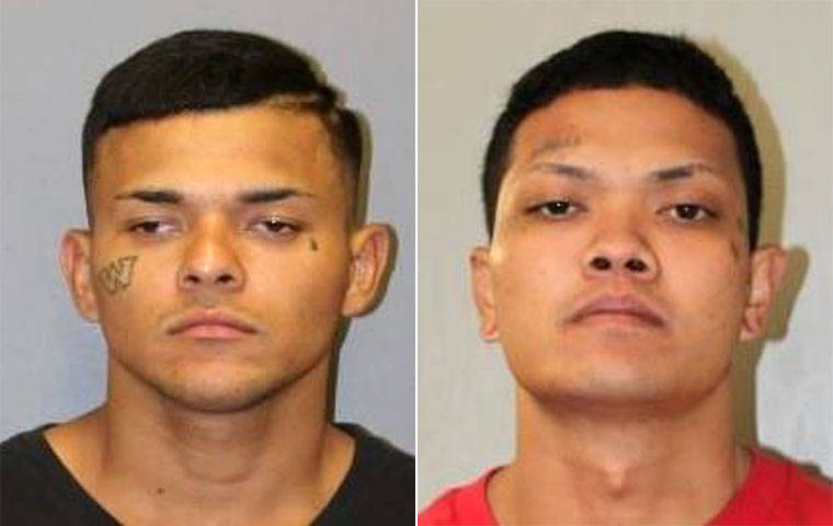 HONOLULU CRIMESTOPPERS
                                Melvin Spillner, 24, left, and Victor Gascon III, 25. CrimeStoppers reported today that police located Spillner at the Shell gas station in Kapolei and arrested him on a $25,000 bench warrant. Gascon remains on the loose.