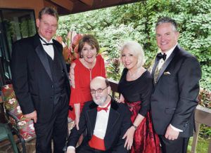 COURTESY MICHI MOORE
                                The Not Quite Christmas cast, from left, Buzz Tennent, Annie Renick, Shari Lynn, Kip Wilborn; front, Don Conover. They are set to perform on Dec. 14 and 15, at Medici’s at the Manoa Marketplace.
