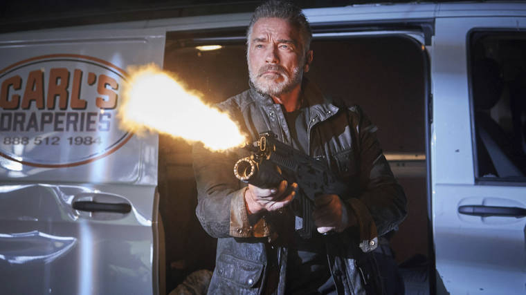 KERRY BROWN/PARAMOUNT PICTURES VIA ASSOCIATED PRESS
                                This image released by Paramount Pictures shows Arnold Schwarzenegger in “Terminator: Dark Fate.”
