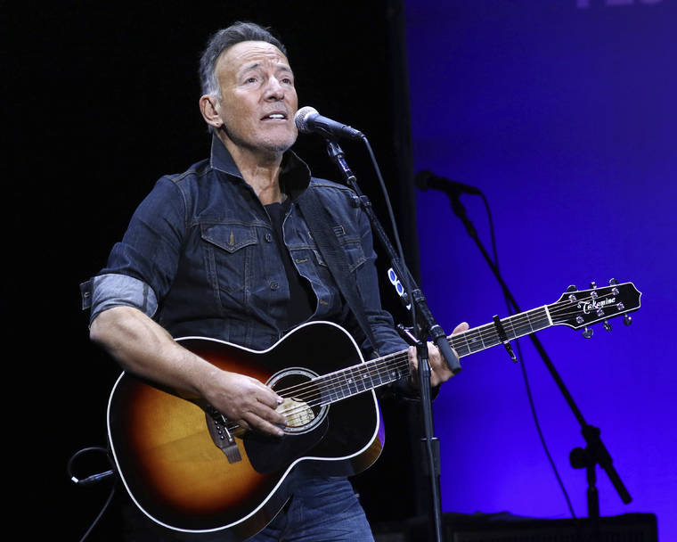 ASSOCIATED PRESS
                                Bruce Springsteen performs at the 13th annual Stand Up For Heroes benefit concert in support of the Bob Woodruff Foundation at the Hulu Theater at Madison Square Garden on Monday in New York.