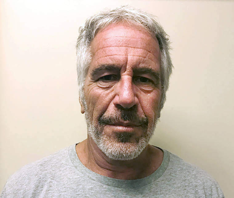 ASSOCIATED PRESS FILE
                                A photo provided by the New York State Sex Offender Registry shows Jeffrey Epstein.