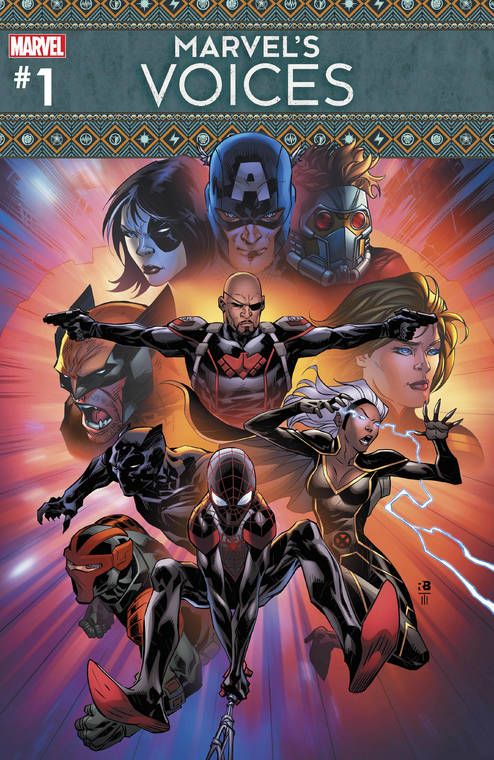 COURTESY MARVEL COMICS
                                “Marvel’s Voices #1,” an extension of the Marvel’s Voices podcast, which launched last year.