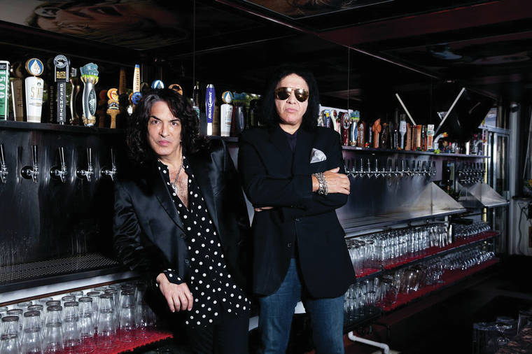 COURTESY ROCK & BREWS
                                KISS frontmen Paul Stanley, left, and Gene Simmons are seasoned musicians who like to give back to the community every Veterans Day.