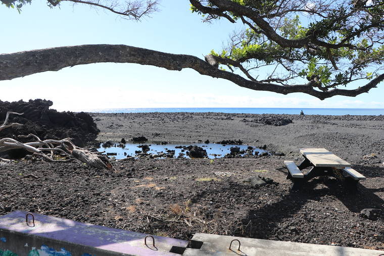 COURTESY DLNR
                                State officials have noted seven new anchialine pools at Pohoiki and are asking the public to stay out of them to protect endangered species.