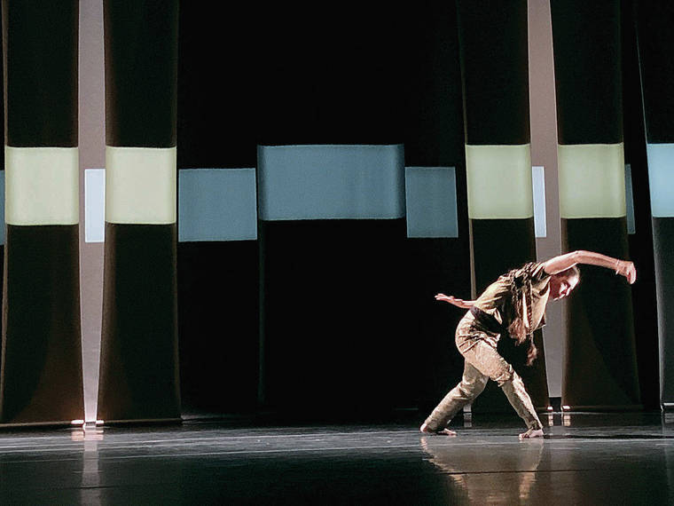 COURTESY PHOTO
                                Native American choreographer Rosy Simas combines story, dance, moving images and quadraphonic sound in Rosy Simas Danse’s “Weave.”