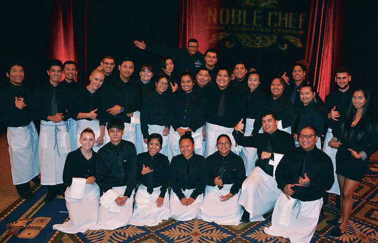 COURTESY UHMC CULINARY ARTS PROGRAM
                                The University of Hawaii Maui College Culinary Arts Program students will be participating in the 2019 Noble Chef gala fundraiser on Friday in Wailea.