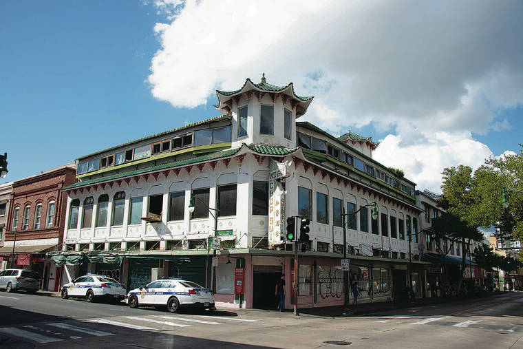 CRAIG T. KOJIMA / CKOJIMA@STARADVERTISER.COM
                                Investment group Mighty Wo Fat LLC is planning to redevelop the historic Wo Fat Building and turn it into a hotel and retail space.