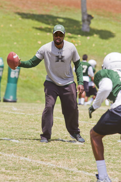 Dennis Oda / 2015
                                Abe Elimimian is a former Rainbow Warrior who joined the UH staff as an assistant in 2015.
