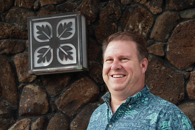 CRAIG T. KOJIMA / CKOJIMA@STARADVERTISER.COM
                                Rob Van Tassell, the new director of Catholic Charities Hawaii, at CCH’s headquarters.