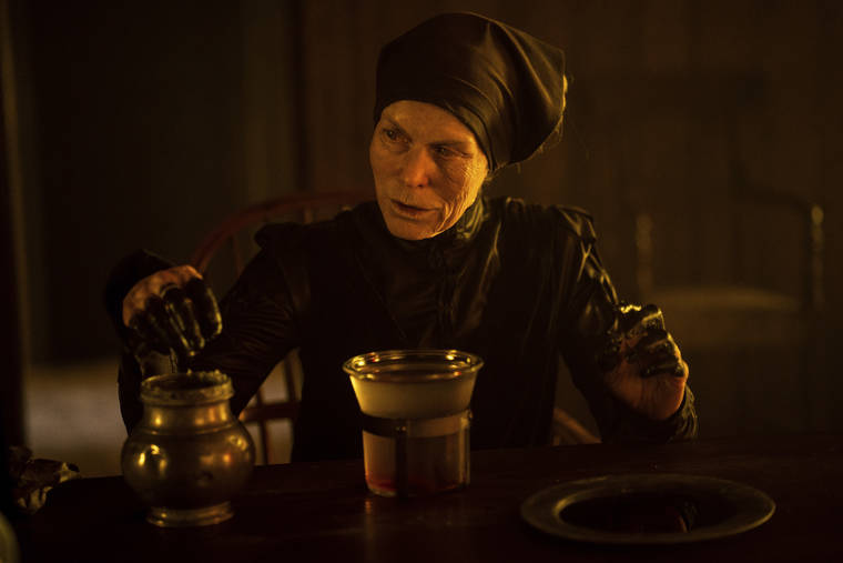 COURTESY ORION PICTURES
                                Alice Krige portrays a witch in the horror film “Gretel & Hansel.”