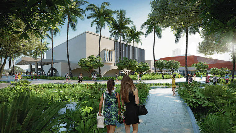 RENDERING COURTESY CITY AND COUNTY OF HONOLULU / 2019
                                So far, the city has spent $16.9 million on renovation of the Neal S. Blaisdell Center.
