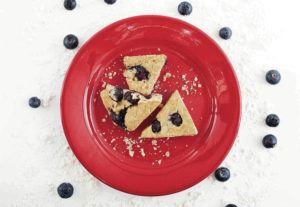 CINDY ELLEN RUSSELL / CRUSSELL@STARADVERTISER.COM
                                Gluten-free blueberry scones.
