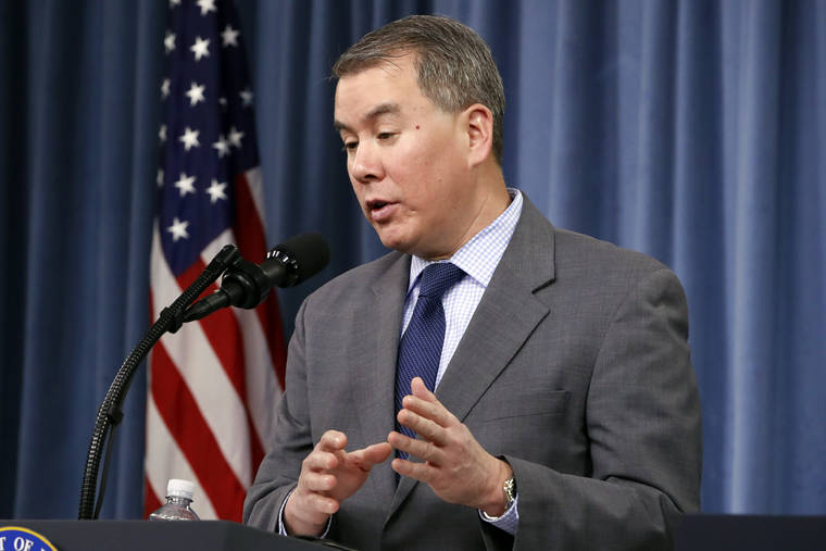 ASSOCIATED PRESS
                                Under Secretary of Defense for Policy, John Rood, spoke, in Feb. 2018, during a news conference on the 2018 Nuclear Posture Review, at the Pentagon. John Rood, the Pentagon’s top policy official who had certified last year that the Defense Department had seen enough anti-corruption progress in Ukraine to justify releasing congressionally authorized aid, has resigned at President Donald Trump’s request.