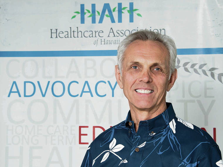 CRAIG T. KOJIMA/CKOJIMA@STARADVERTISER.COM
                                Hilton Raethel, executive director of Hawaii Association of Healthcare (HAH).