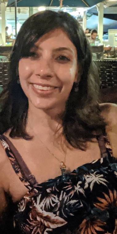 COURTESY HAWAII POLICE DEPARTMENT
                                Smriti Saxena’s body was found Wednesday at Anaehoomalu Bay in South Kohala. Her husband was arrested in connection with her death, but released from police custody today.