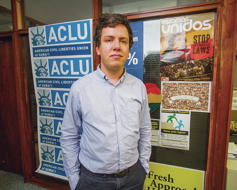 STAR-ADVERTISER
                                <strong>“Under the Constitution the over 5,000 people under (DPS’) custody across the state and in Arizona have a right to a safe environment, and here that means having a plan in case of an outbreak in jail or prison.”</strong>
                                <strong>Mateo Caballero</strong>
                                <em>ACLU-Hawaii legal director</em>