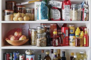 NEW YORK TIMES
                                A well-stocked pantry should have a balance of fresh and nonperishable foods.