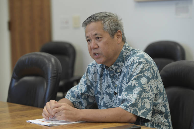 BRUCE ASATO / JULY 9
                                House Speaker Scott Saiki and Bank of Hawaii President Peter Ho will be co-chairmen of the panel.