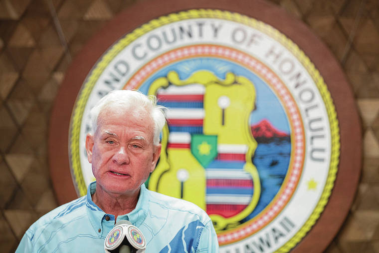 STAR-ADVERTISER
                                <strong>Kirk Caldwell: </strong>
                                <em>The Honolulu mayor says reopening parks, a partial reopening of car dealerships and real estate activities are among activities considered low-risk for infection </em>