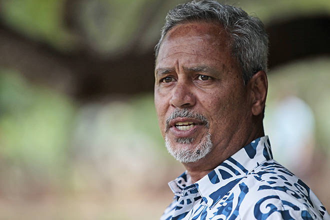 JAMM AQUINO / March 2016
                                City Enterprise Services Director Guy Kaulukukui was placed on paid leave effective Monday after he and Kamehameha Schools were named as defendants in a lawsuit alleging that Kaulukukui sexually abused a student when he was a teacher there in the 1980s.